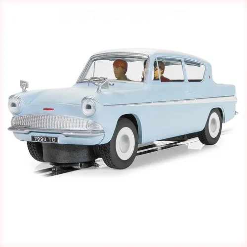 Scalextric C4504 1:32 Ford Anglia 105E Harry Potter - Slotcar für Kinder - Slotcar im Maßstab 1:32 mit detailgetreuem Design und integrierter Fahrerfigur. Ideal für spannende Rennen und einfach auf digitale Bahnen umrüstbar.