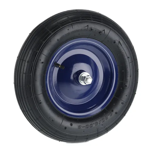 Schubkarrenrad 4.80 4.00-8 Schubkarrenreifen Ersatzrad für Schubkarre 39 cm