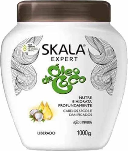 Creme De Tratamento Condicionador Óleo De Coco Skala - 1kg