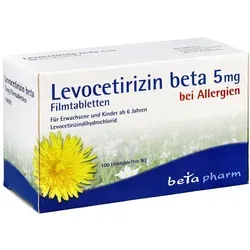 Levocetirizin beta 5 mg Filmtabletten von betapharm