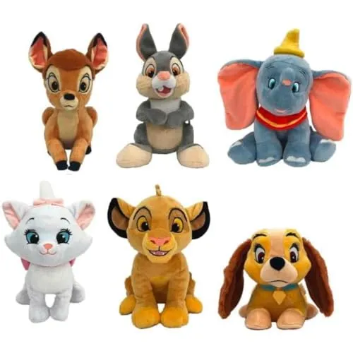 Simba Disney Klassik Freunde, 25 cm, 1 Stück, 6-fach sortiert - Unisex Action-Figuren ab Geburt, ideal für kleine Disney-Fans und perfekt zum Spielen und Sammeln.