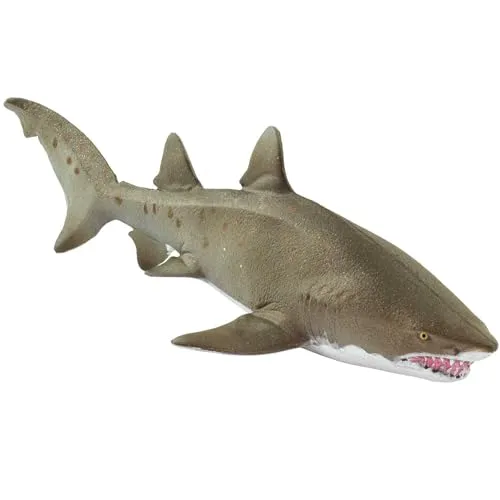 Safari Tiger Sand Shark 9cm | Ungiftig und BPA-frei | Für Kinder ab 3 Jahren geeignet Ltd