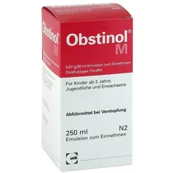 Obstinol M Emulsion 250 ml - Abführmittel für Kinder, sanfte und effektive Linderung bei Verstopfung, ideal für eine schonende Anwendung.