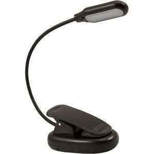 McShine Leselampe mit Klemme - dimmbar und 3 Farbtemperaturen - Klemmleuchte mit 3-stufig einstellbarer Helligkeit und Lichtfarbe, ideal für flexibles Lesen und Arbeiten. Schwanenhals ermöglicht 360° Drehung für optimale Ausrichtung.