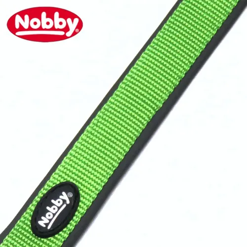 Nobby Führleine CLASSIC PRENO 200 cm - 15/20/25 mm breit - Nylon Hundeleine 2 m
