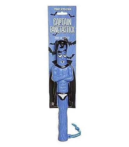 DOOG Halloween „Captain Fangastick“ Apportierspielzeug für Hunde – Sicherer als echte Stöcke, splitterfrei, schwimmt und leuchtet im Dunkeln – Festliches Recyclinggummi