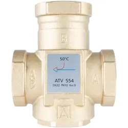 Atv 554 Temperaturventil, Dn32, Rp1 1/4 Zoll, Kvs 9, 50°c
