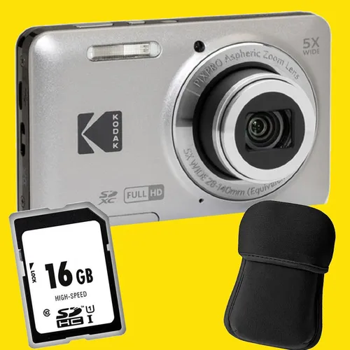 KODAK Pixpro FZ55 Digitalkamera Silber