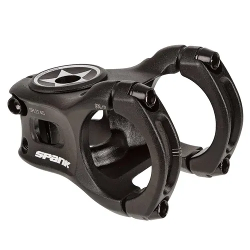 Spank Split 35 Stem Vorbau MTB - Unisex Schwarz 43 mm - Fahrradvorbauten aus hochwertigem Aluminium für maximale Stabilität und geringes Gewicht, ideal für Mountainbiker.
