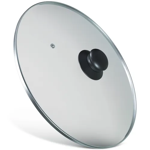 Pfannendeckel Ø 28cm Kochtopfdeckel Glasdeckel universal mit Griff für Pfannen