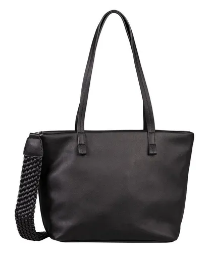 Gabor bags Veri Damen Shopper Umhängetasche - Umhängetasche im modernen Design mit Reißverschluss, ideal für DIN A4 Unterlagen. Flexibel tragbar durch abnehmbare Riemen und hochwertiges Lederimitat.