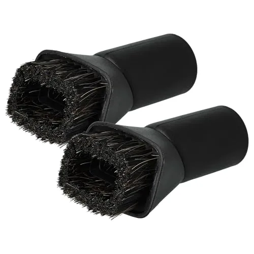 vhbw 2x Staubbürste Möbelbürste kompatibel mit Kärcher NT 65/2 Eco, NT 65/2 Ap, NT 611 Eco Staubsauger mit Rundanschluss 35 mm - 7cm
