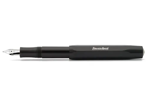 Kaweco Füllfederhalter SKYLINE Sport Schwarz, Breit von Kaweco