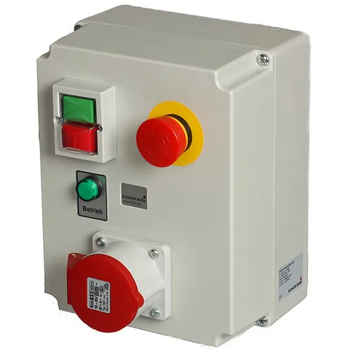 Schalter Starter K4000 3Ph-400V/4kW mit Not-Aus/Not-Halt, Nr.: 0098.0021