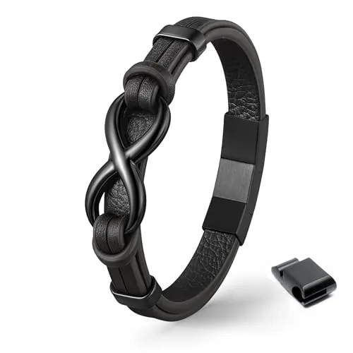 Produktbild UNIQAL Unendlichkeit Leder Armband