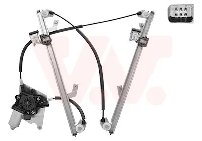 VAN Wezel Fensterheber Vorne Rechts mit Elektromotor (3099262)
