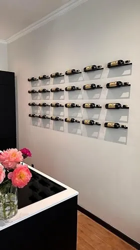 Lendo Online Weinregal Wandmontage für 6 Flaschen