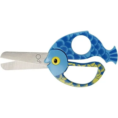 Kinderschere mit Tiermotiv Fisch 13 cm