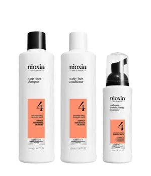 NIOXIN System 4 Scalp + Hair Thickening System 4 - Shampoo für coloriertes, dünner werdendes Haar, fördert Volumen und schützt vor Haarbruch – für kräftigeres und voller wirkendes Haar.