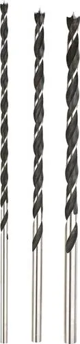 Kwb 511890 Holz-Spiralbohrer-Set 3-teilig - Präzise Holzspiralbohrer in Industriequalität, 6 mm, 8 mm und 10 mm, mit 250 mm Gesamtlänge. Ideal für ausrissfreie Bohrungen in Weich- und Hartholz. Aus robustem CV-Stahl für langlebige Leistung.