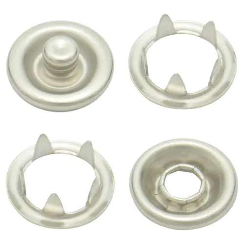 Rostfreie Druckknöpfe für Jersey o.ä. - nickelfreie Snaps Buttons Metallknöpfe