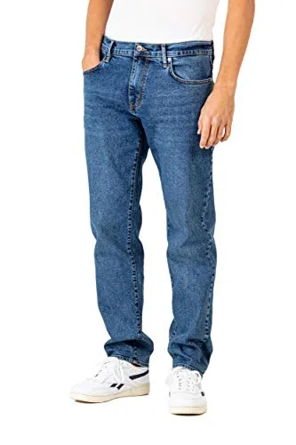 REELL Relax-fit-Jeans Barfly Straight Fit - Die Reell Barfly Straight Fit Jeans kombiniert 90er-Jahre Denim-Style mit modernem Komfort. Der lockere Schnitt und das zeitlose 5-Pocket-Design machen sie zum idealen Begleiter für jeden Tag.