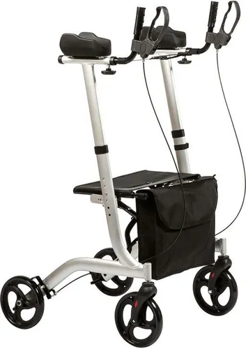 Leichtgewichtrollator, Rollator, faltbar, höhenverstellbar mit Feststellbremse