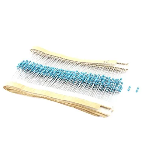 sourcing map 0,25 W 1% Toleranz 56 Ohm Druckfeste Axial Film Metall Widerstand 300 de