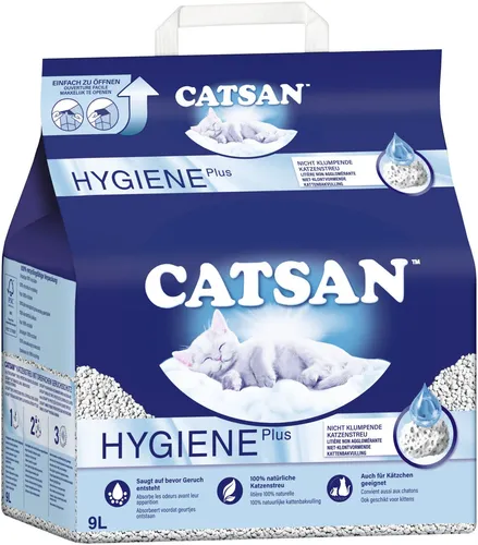 Catsan Hygiene Plus Katzenstreu 9l