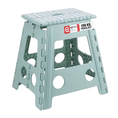 Klapphocker Falthocker für Camping und Bad – 150 kg belastbar