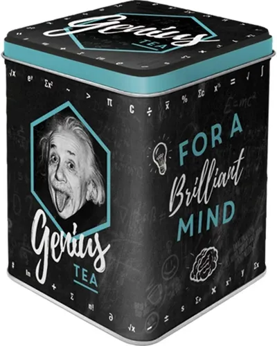 Nostalgic-Art - Teedose Vorratsdose Gewürzdose - Einstein Genius Tea