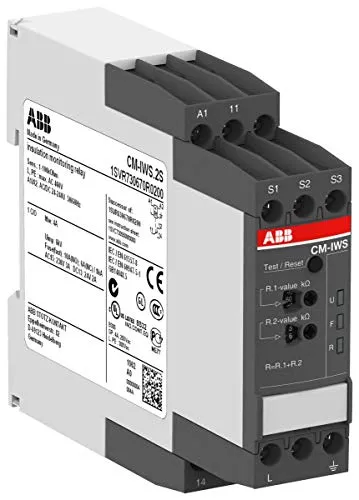 ABB CM-IWS.2S Isolations-Überwachungsrelais - Sonstige Elektroinstallationsartikel, gewährleistet zuverlässige Isolationsüberwachung für IT-Systeme bis 690 V AC oder 1000 V DC und verhindert Betriebsunterbrechungen.