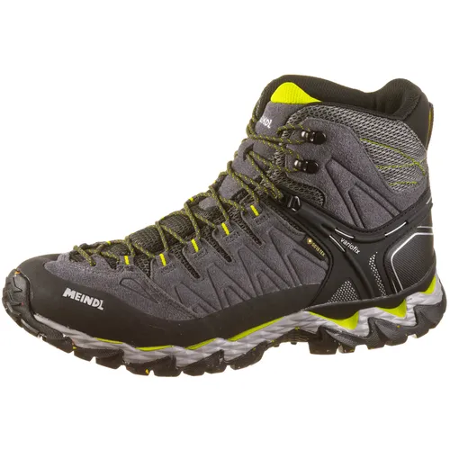 Meindl Herren Lite Hike GTX Bootsschuh - Anthrazit Lime, Größe 43 EU (9 UK), wasserdicht und atmungsaktiv für optimalen Komfort beim Wandern