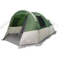 vidaXL Tunnelzelt 4 Personen Grün - Wasserdicht und Geräumig - Campingzelt für 4 Personen mit wasserdichtem Design, ideal für unvergessliche Outdoor-Abenteuer. Praktischer E-Anschluss und gute Belüftung sorgen für Komfort und Schutz.
