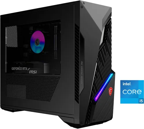 MSI MAG Infinite S3 Gaming-PC RTX 5060 Ti 8GB - Leistungsstarker Gaming-PC mit Intel Core i5 und NVIDIA GeForce RTX 5060 Ti. Ideal für intensives Gaming, leise Kühlung und einfache Aufrüstbarkeit.