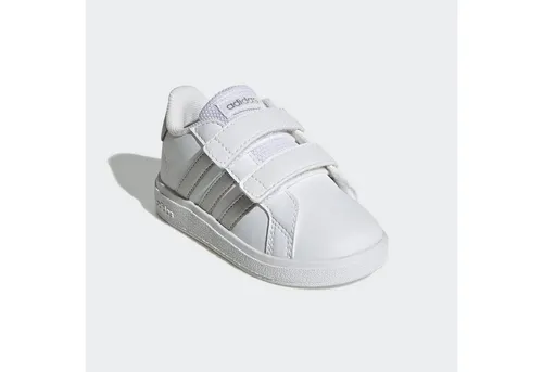 adidas Sportswear GRAND COURT LIFESTYLE HOOK AND LOOP Sneaker für Kinder - Sneaker für Kinder im adidas Superstar Design, ideal für sportliche Aktivitäten mit praktischem Klettverschluss und optimalem Tragekomfort.