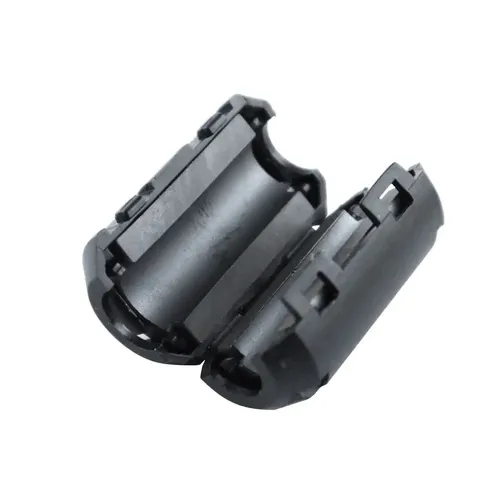 Ferrit-Ringkern geteilt/klappbar, Kabel-Ø max. 9mm, 20x35mm, Klappferrit schwarz