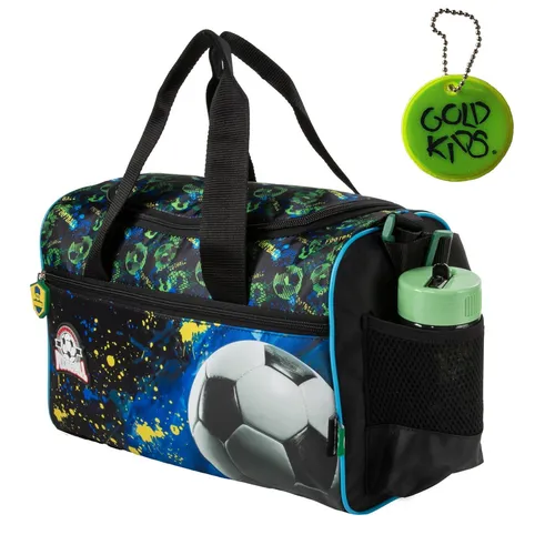 Fußball Sporttasche für Kinder - Umhängetasche für Training - Robuste Sporttasche im Fußball-Design, ideal für Mädchen und Jungen, perfekt für das Training und Freizeitaktivitäten.