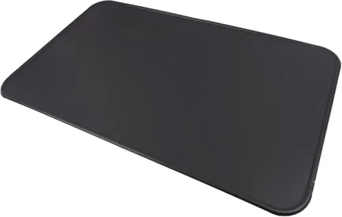 BAUSTER® Kaminbodenplatte aus Metall – Hitzeschutz für Kamine & Öfen - Flache Platten – Effektiver Schutz vor Hitze und Funkenflug, erhältlich in 3 modernen Farben und verschiedenen Größen für jeden Ofen!