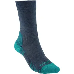 Bridgedale Hike LightWeight Merino Performance Stiefel Women's - Denim, Größe L - Damen Wandersocken für optimale Feuchtigkeitsregulation und Komfort, ideal für Wanderungen von Frühling bis Herbst, perfekt für leichtere Wanderschuhe.