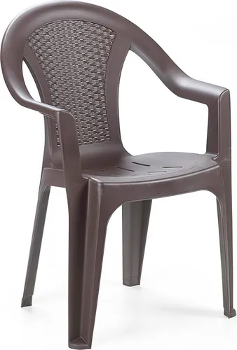 Gartenstuhl Bistrostuhl Stapelstuhl in Rattan-Optik - Stapelbarer Bistrostuhl in eleganter Rattan-Optik. Ideal für Garten, Terrasse und Balkon. Praktisch und platzsparend, lässt sich dieser Stuhl einfach verstauen und kombiniert stilvolles Design mit Funktionalität.