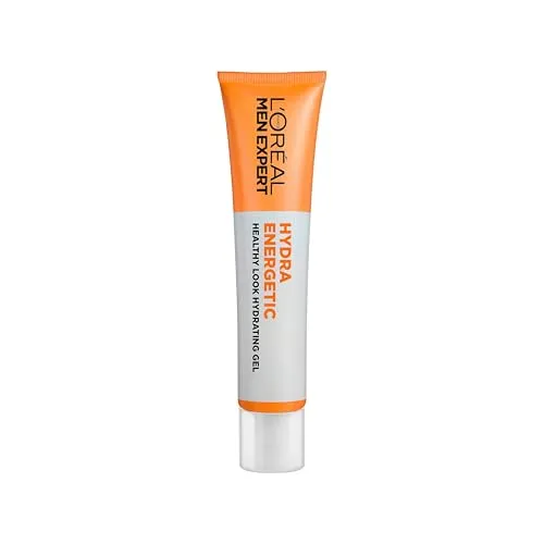 L'Oréal Men Expert Healthy Look Gesichtsgel für Männer, 40 ml - Erfrischendes Gesichtsgel für einen natürlichen, wachen Teint. Mit Vitamin C für intensive Feuchtigkeit und eine harmonische Bräune. Ideal für die tägliche Anwendung und sorgt für ein frisches Hautgefühl.
