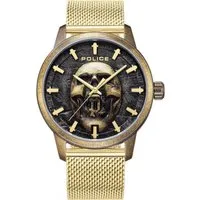 POLICE Herrenuhr PEWJG0005504 in gold von Police
