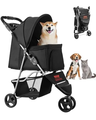 VEVOR Hundewagen Tierbuggy faltbar