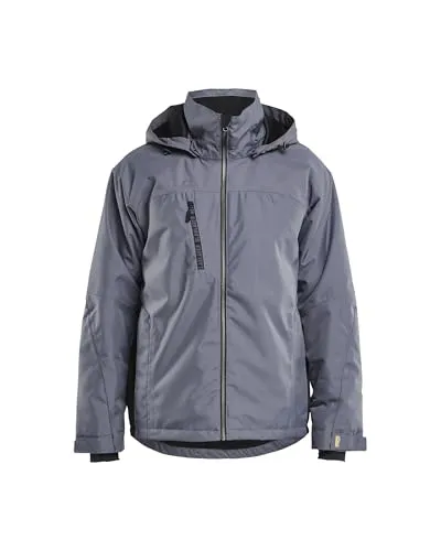 Blakläder Leichte, Gefütterte Winterjacke 4890 - Mittelgrau/Schwarz L - Funktionsjacken, wind- und wasserdicht mit hochwertigem Mesh-Futter für optimalen Tragekomfort und zertifizierten Schutz. Ideal für Herren bei kühlem Wetter und Outdoor-Aktivitäten.