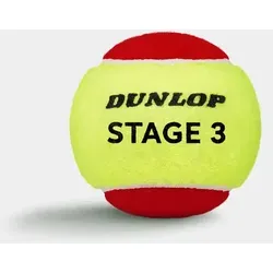 DUNLOP Tennisball Stage 3 Rot von Dunlop