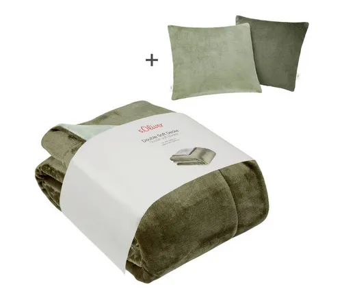 s.Oliver Wohndecke Doublesoft mit GRATIS Kissenhüllen von s.Oliver