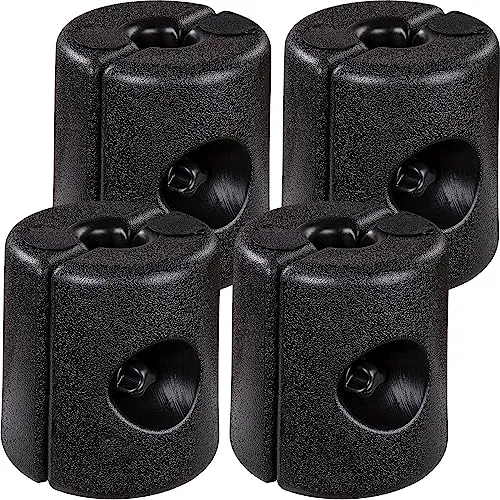 INSTENT Pavillonstandfüße 4er Set, mit Wasser/Sand befüllbar, schwarz