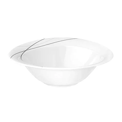 Seltmann Weiden Schüssel 24 cm Trio Highline - Salatschüssel aus Hartporzellan mit hoher Kantenschlagfestigkeit, spülmaschinen-, mikrowellen- und backofenfest. Made in Germany und umweltfreundlich produziert.