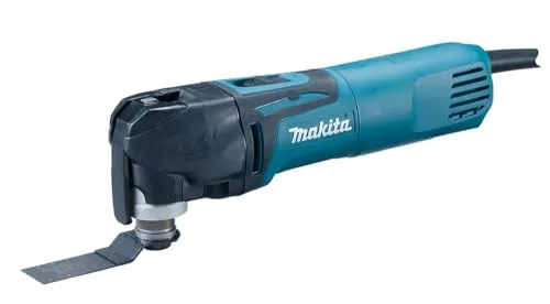 Makita TM3010CX3J Multifunktionswerkzeug 320W - Multifunktionswerkzeug mit 58-teiligem Zubehörset, ideal für präzise Arbeiten und vielseitige Anwendungen in Heimwerkstatt und Profibereich.